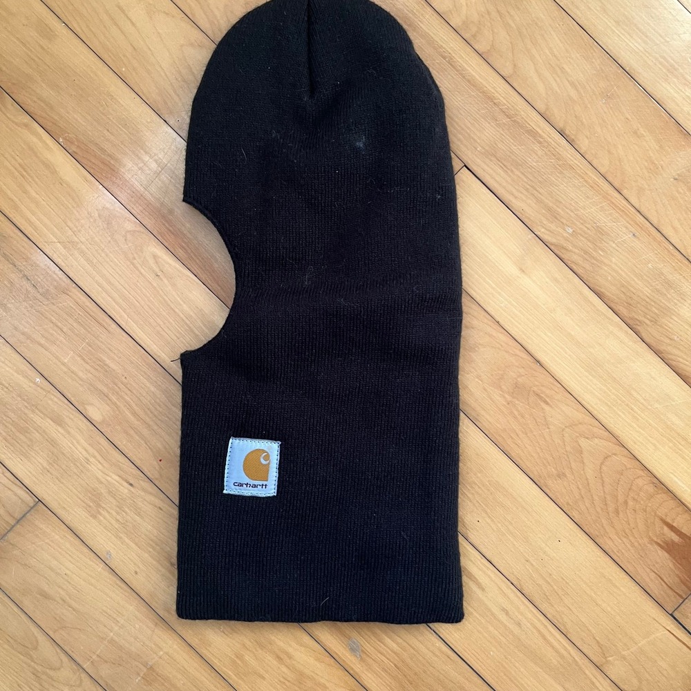Carhartt Black Knit Balaclava Face Mask Thinsulate Flex Made in USA A161BLK